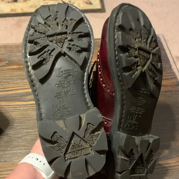 SOLD!  Sz 8 Vintage John Fluevog Angel Soles Oxford Shoes - Picture 12 of 16